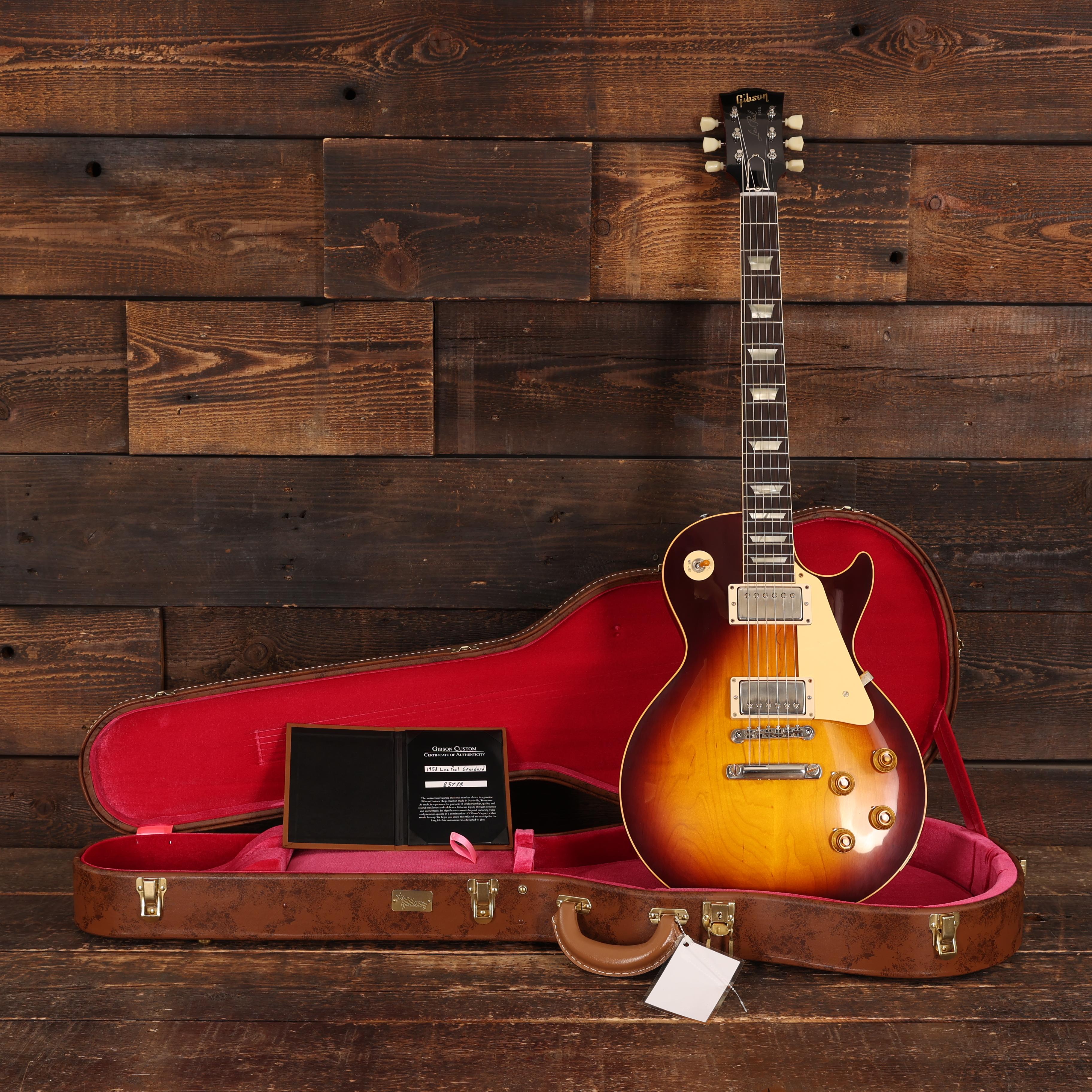 Gibson Custom Shop 1958 VOS Les Paul Standard Reissue in Bourbon